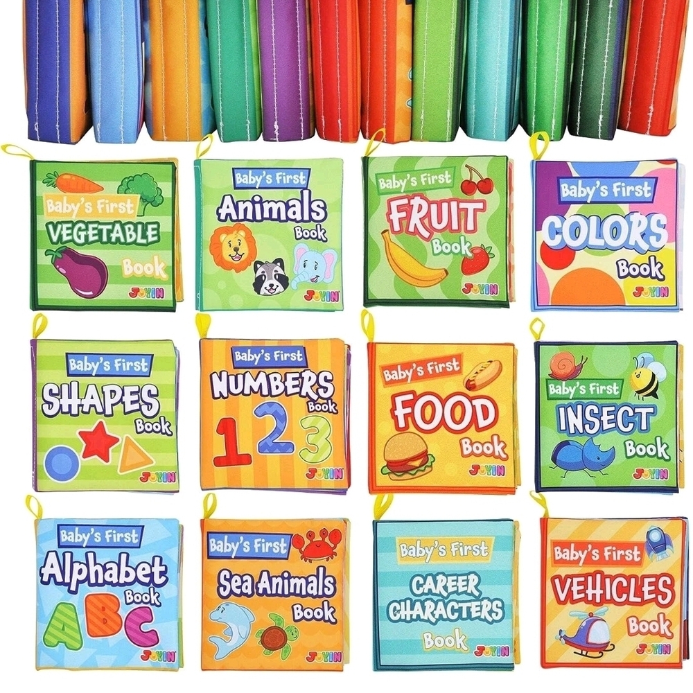 Baby's First Soft Cloth Books Set - Multicolor